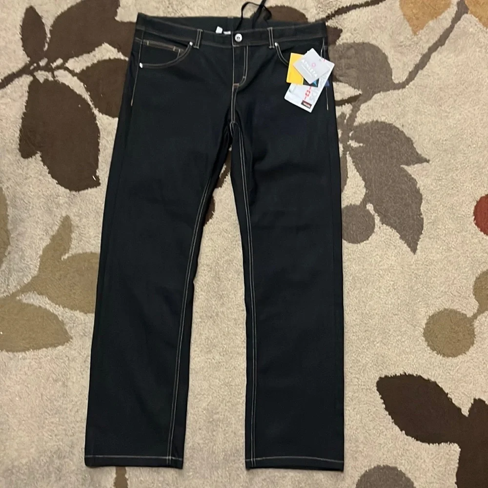 NWT Athleta Frontier jeans Blue Denim Plus size 16 - Picture 2 of 10